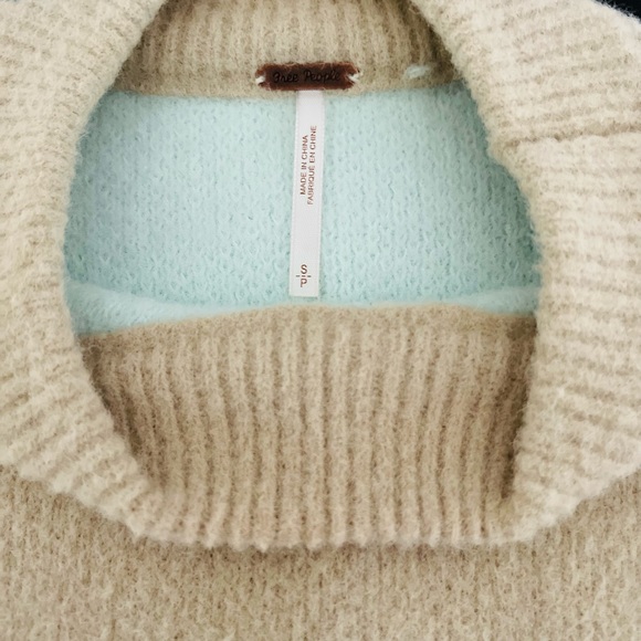 Free People - Peaches Stipe Tunic Sweater Size - Small - Picture 4 of 7